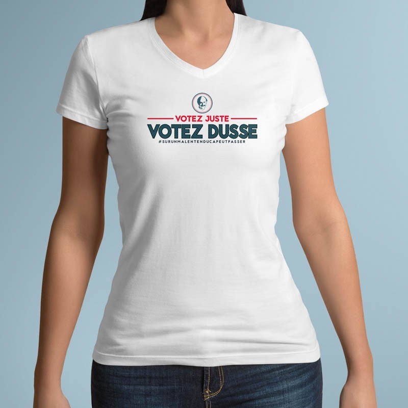 T-shirt Votez Dusse par Ptit Mytho