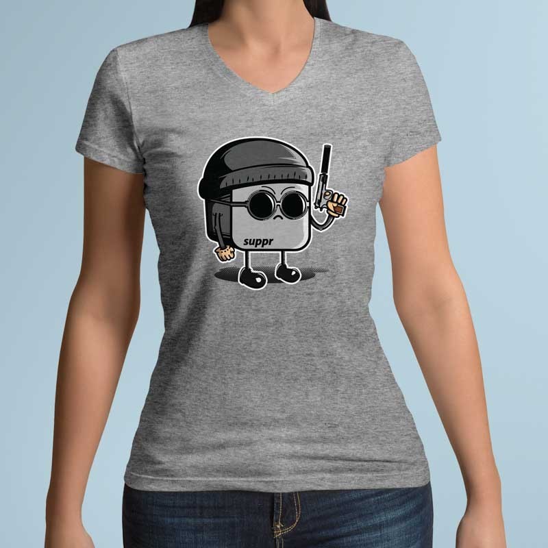 T-shirt Léon Touchpad par Ptit Mytho