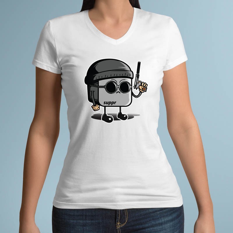 T-shirt Léon Touchpad par Ptit Mytho