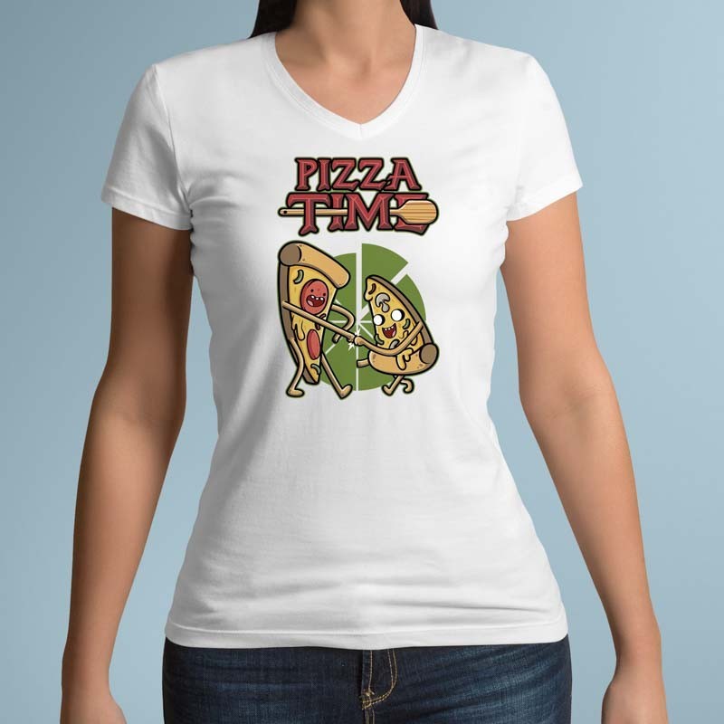 T-shirt Pizza Time par Olipop