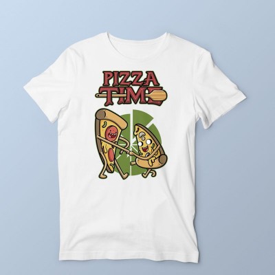 T-shirt Pizza Time par Olipop
