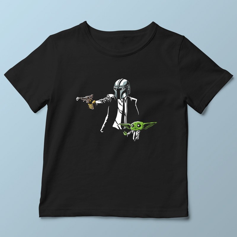 T-shirt Mando Fiction par Barbadifuoco