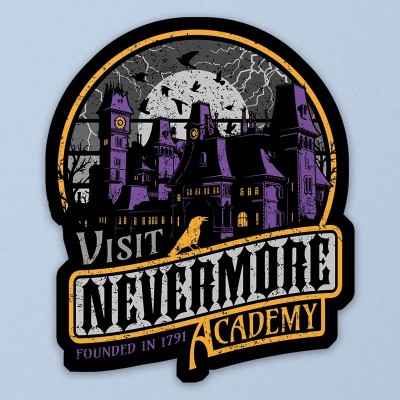 Sticker Visit Nevermore par Olipop