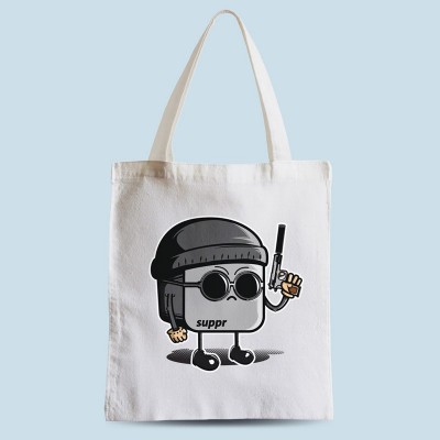 Tote bag Léon Touchpad par Ptit Mytho