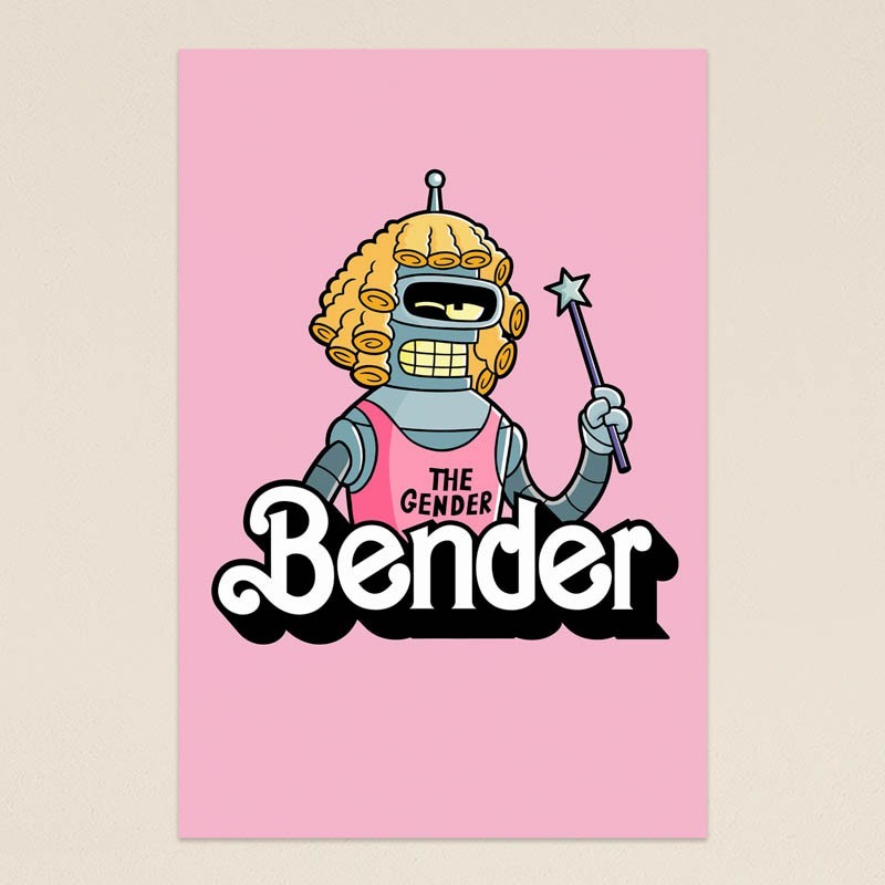 Affiche The Gender Bender par Barbadifuoco