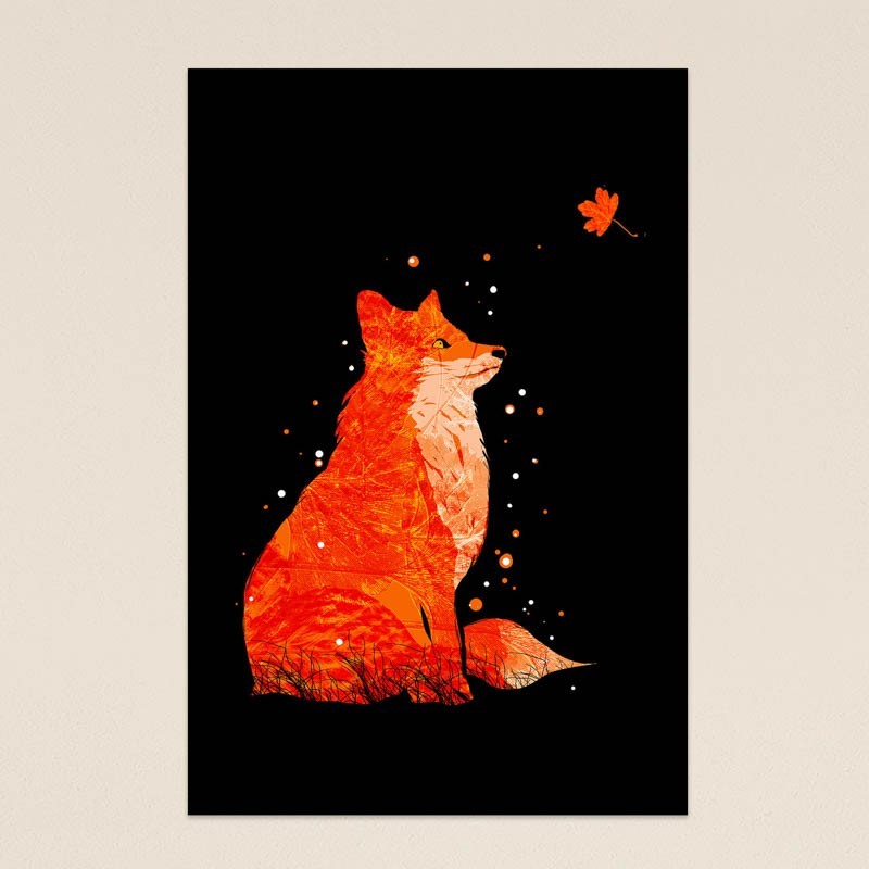 Affiche Magical Forest The Fox par Kharmazero