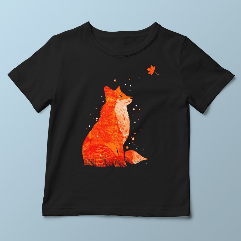 T-shirt Magical Forest The Fox par Kharmazero