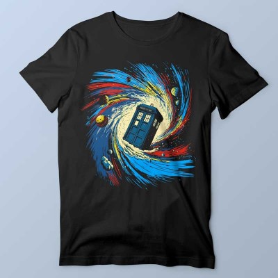 T-shirt Time and Space Vortex par Kharmazero