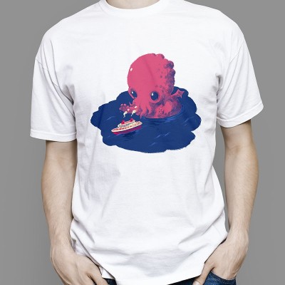 T-shirt homme Mini Cthulhu par Steve Baker