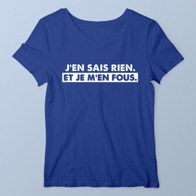 T-shirt J'en sais rien par Tagtick