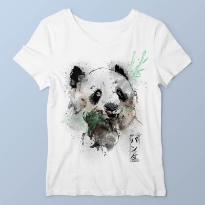 T-shirt Panda Watercolors par Donnie