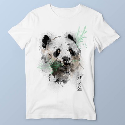 T-shirt Panda Watercolors par Donnie