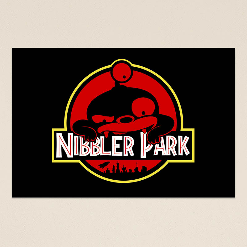 Affiche Nibbler Park par Demonigote