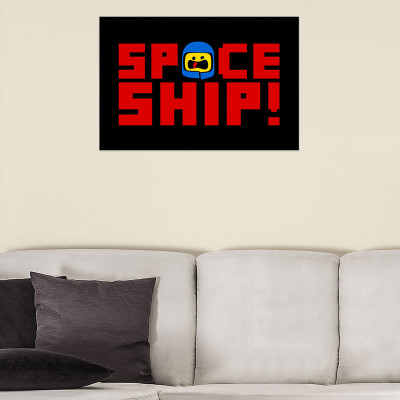 Affiche Spaceship par Demonigote