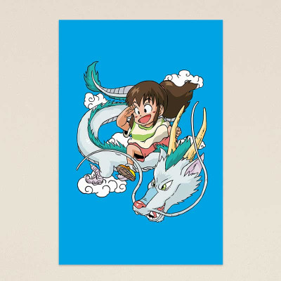 Affiche Dragon Haku par Demonigote