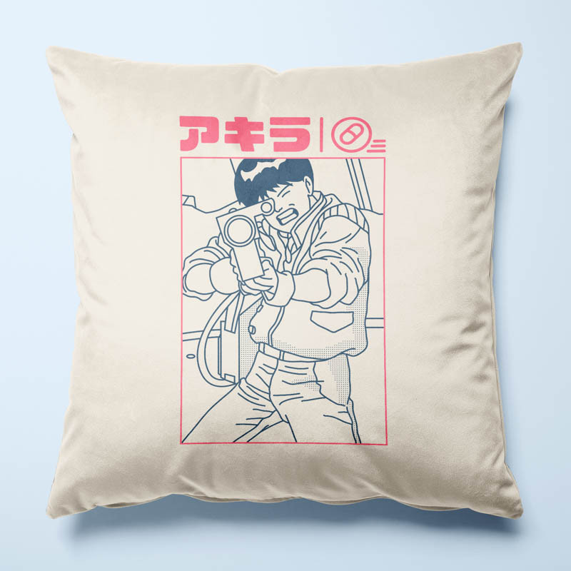 Housse de coussin Raygun par Demonigote