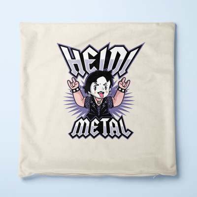 Housse de coussin Heidi Metal par Demonigote