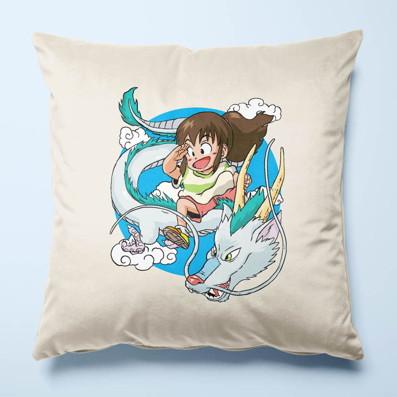 Housse de coussin Dragon Haku par Demonigote