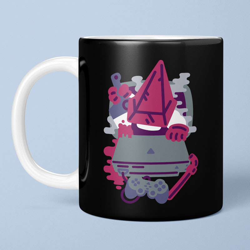 Mug Pyramid Boi par Demonigote