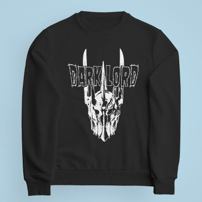 Sweatshirt noir Dark Lord par Demonigote