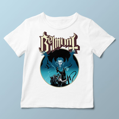 T-shirt enfant blanc Vampire Killer Opus par Demonigote