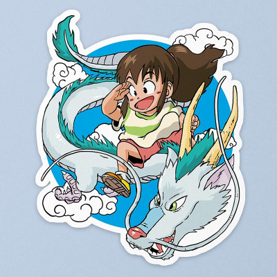 Sticker Dragon Haku par Demonigote