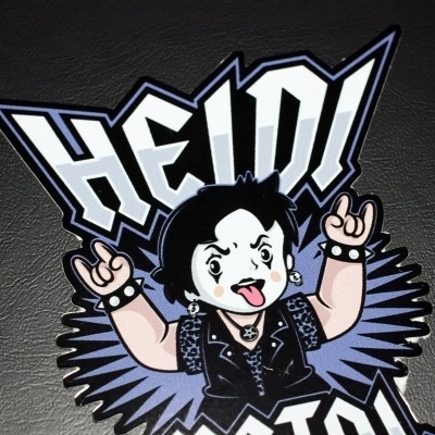 Sticker Heidi Metal par Demonigote