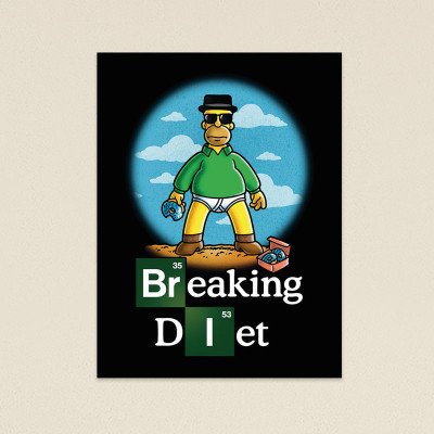 Affiche Breaking Diet par Barbadifuoco