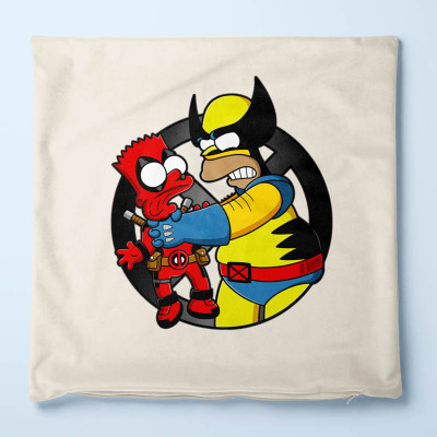 Housse de coussin Why you little Wade par Barbadifuoco