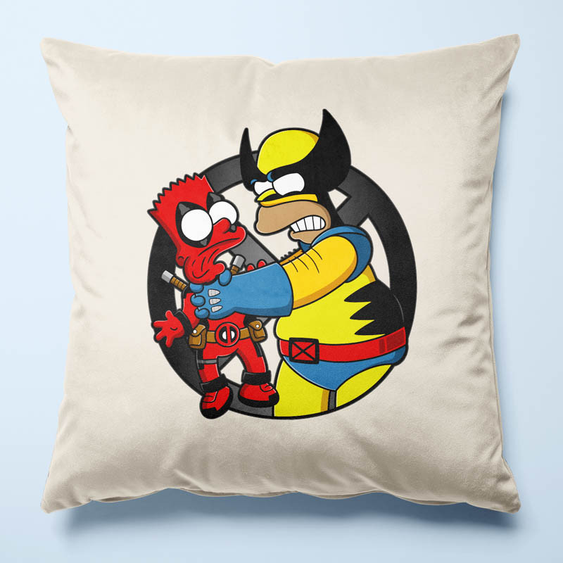 Housse de coussin Why you little Wade par Barbadifuoco