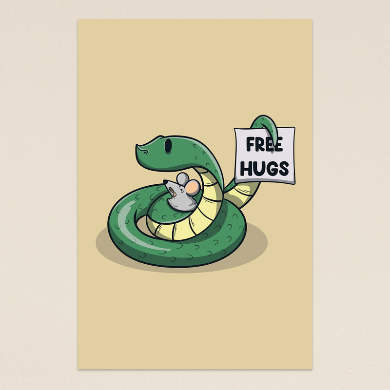 Affiche Free Hugs par aStro678