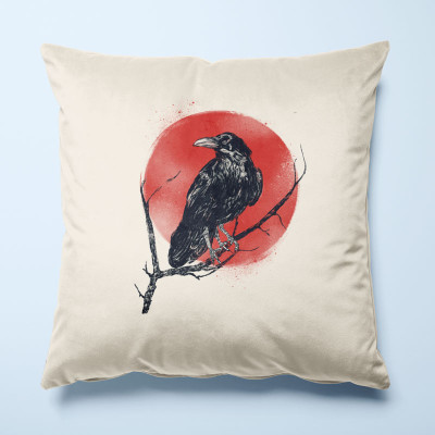 Housse de coussin Tree Raven par aStro678