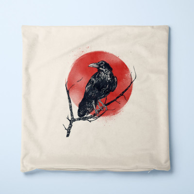 Housse de coussin Tree Raven par aStro678