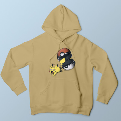 Sweat capuche naturel/sable Run Pika, Run par aStro678