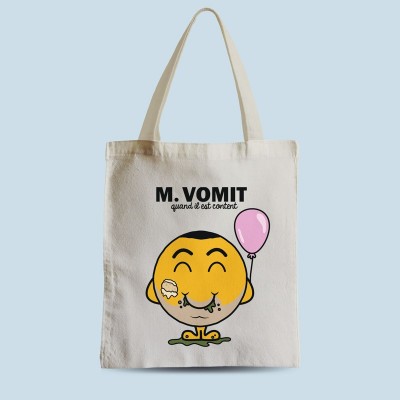 Tote bag M. Vomit par Ptit Mytho