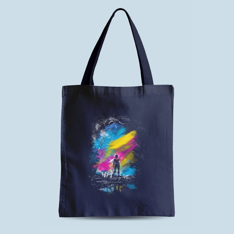 Tote bag Sunset on the forest par Kharmazero